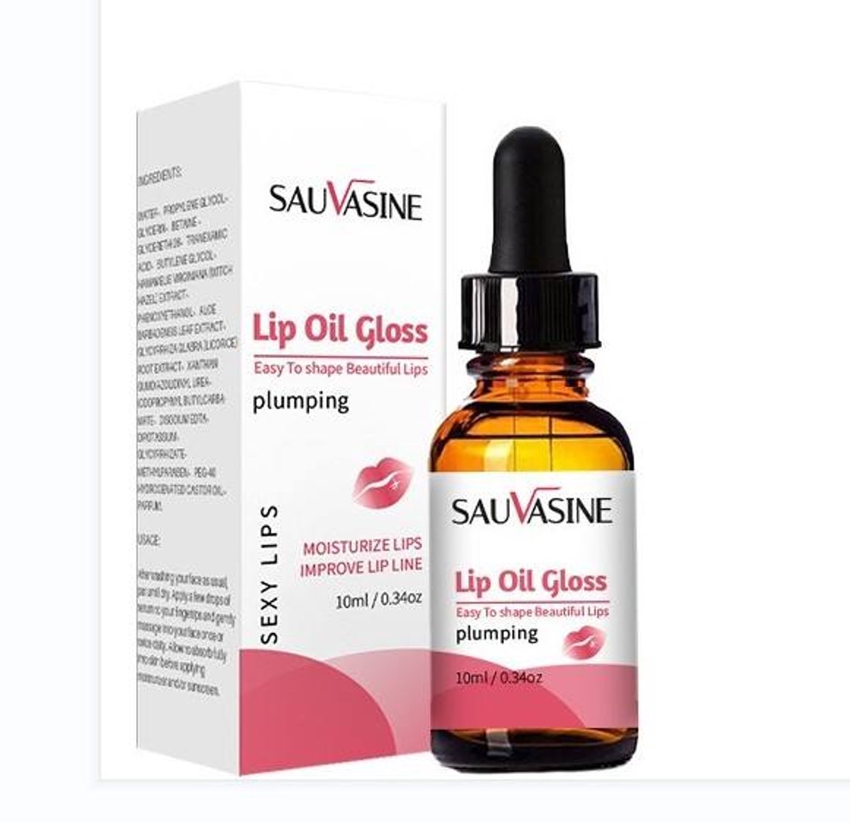 Lip Oil Gloss Plumping – 10 ml | Hydraterende Lipolie voor een vollere en glanzende uitstraling