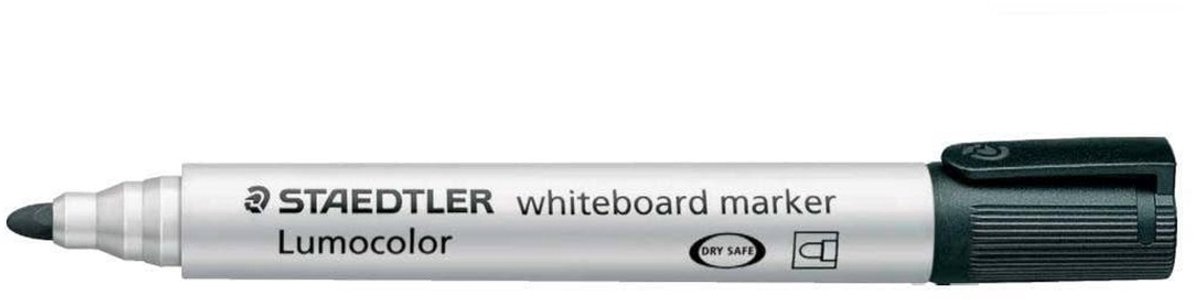 Solidchoice - Lumocolor Whiteboardmarker Zwart, Set van 10 Stuks