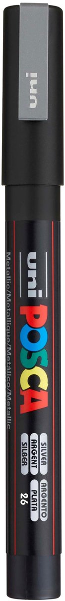 Solidchoice - POSCA Marker met Fijne Punt Zilver
