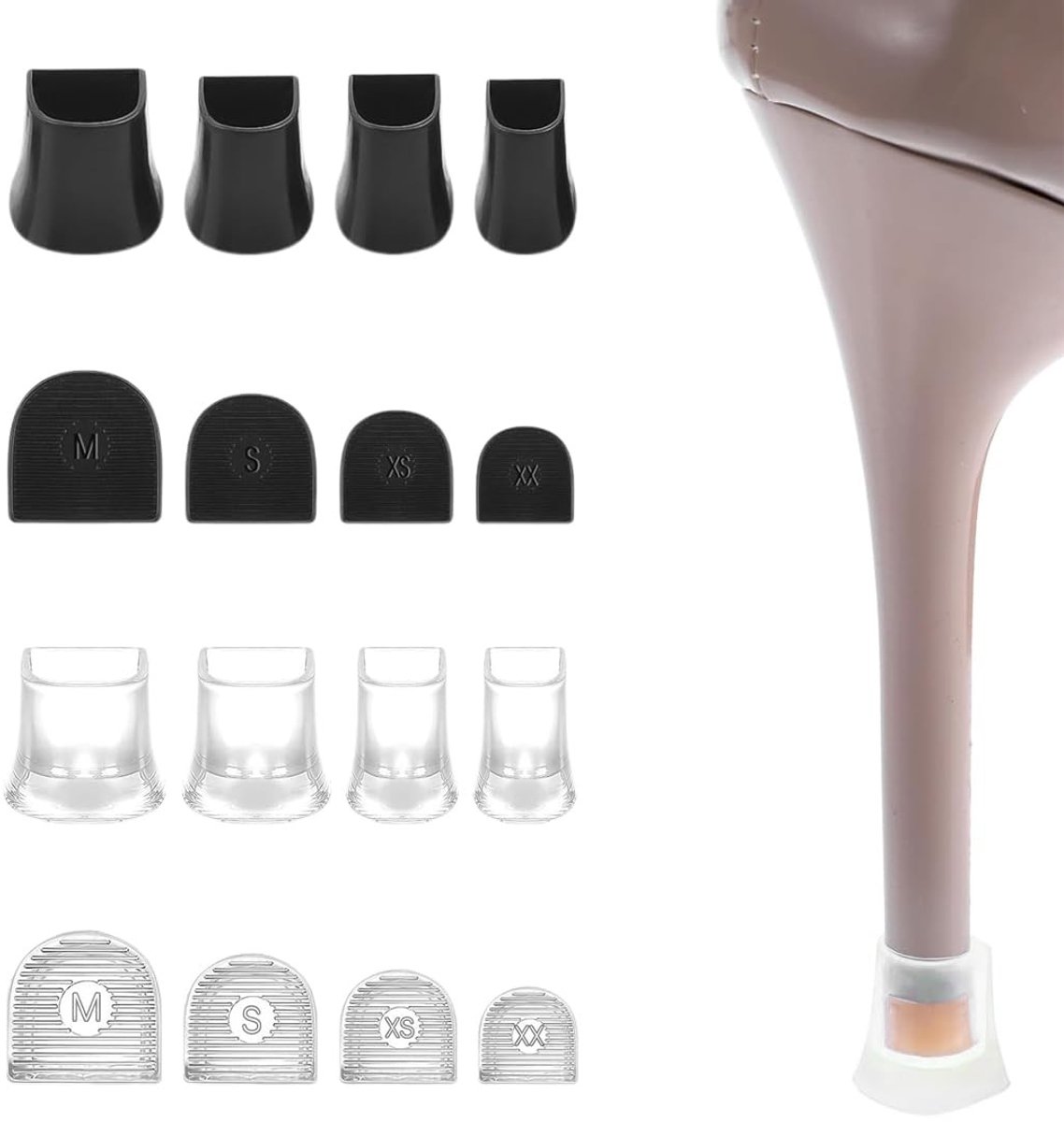 Solidchoice - Hakbeschermers voor Hakken, Set van 8 voor Bruiloften