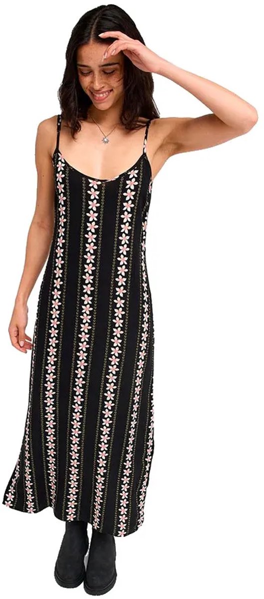Roxy Sunhaze Spell Mouwloze Jurk XS Vrouw Antraciet