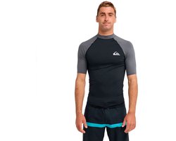 Quiksilver Upf 50 T-shirt Met Korte Mouwen Zwart S Man