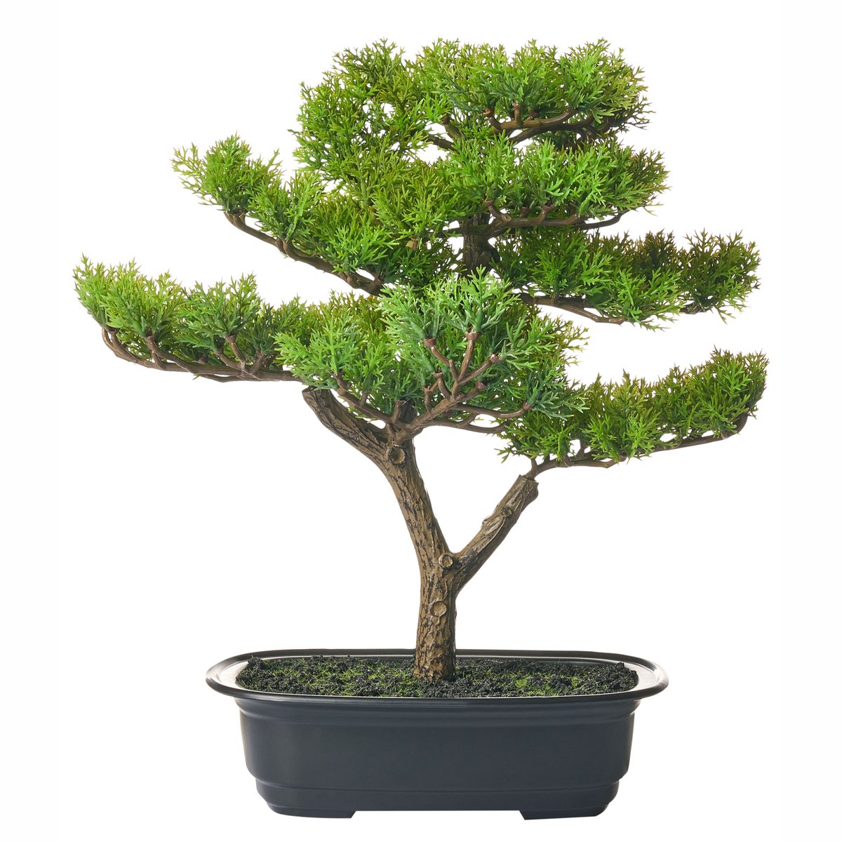 PINE - Kunstplant - Groen - 37 cm - Synthetisch materiaal