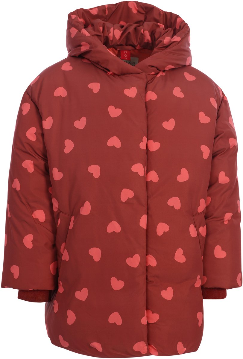 Looxs Revolution Looxs Little 2631-7260-983 Meisjes Jas - Maat 134 - Bruin Van