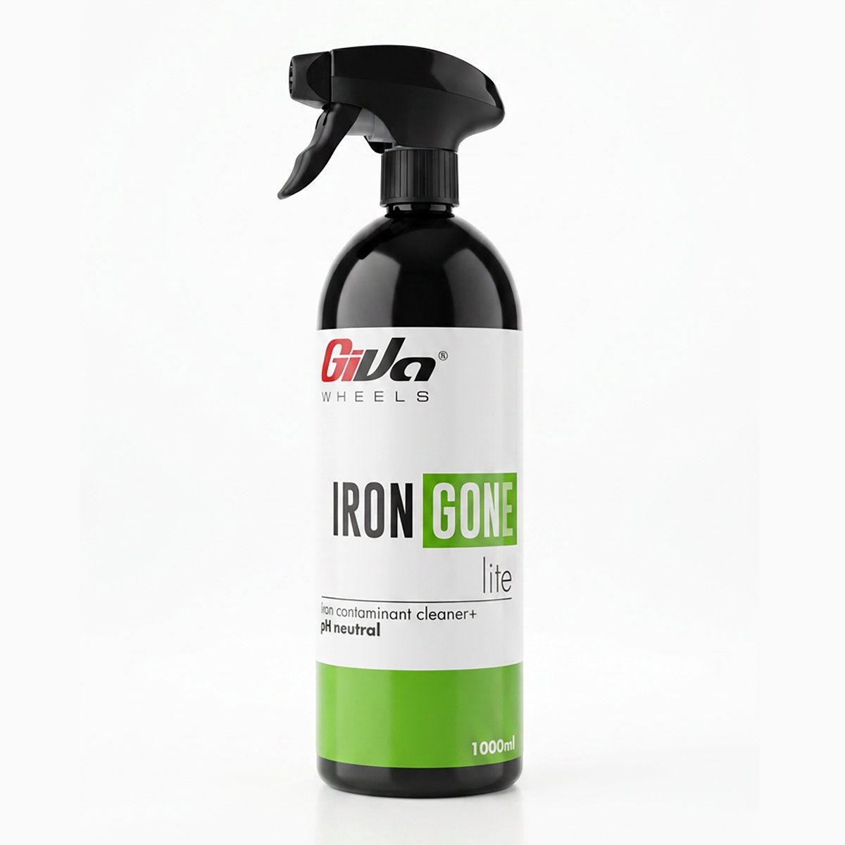 Giva Wheels Iron Gone Lite Velgenreiniger – Voor Gepolijste Velgen – Verwijdert Remstof en Vliegroest – 1 Liter