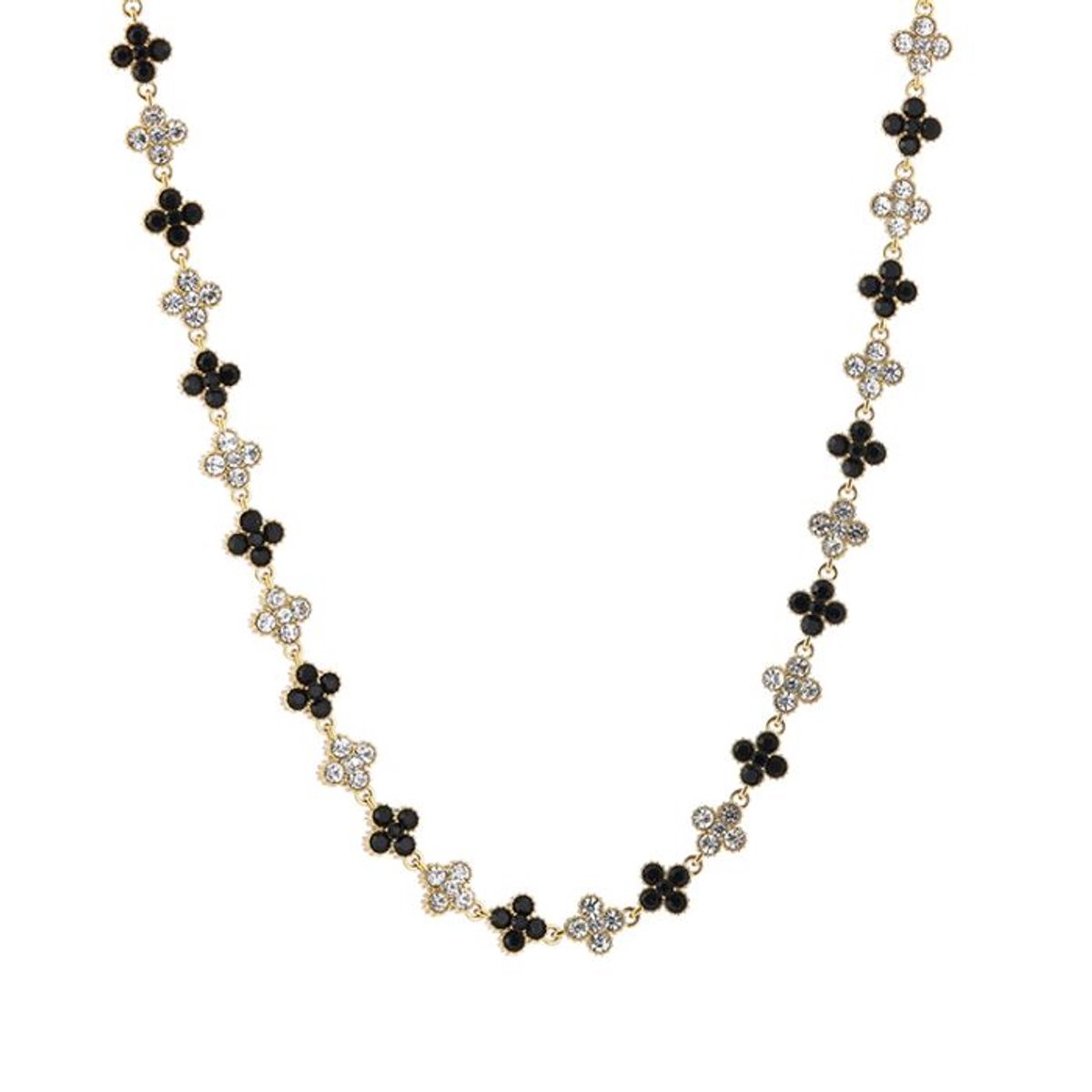 Bijoutheek Collier Party Klaver Black