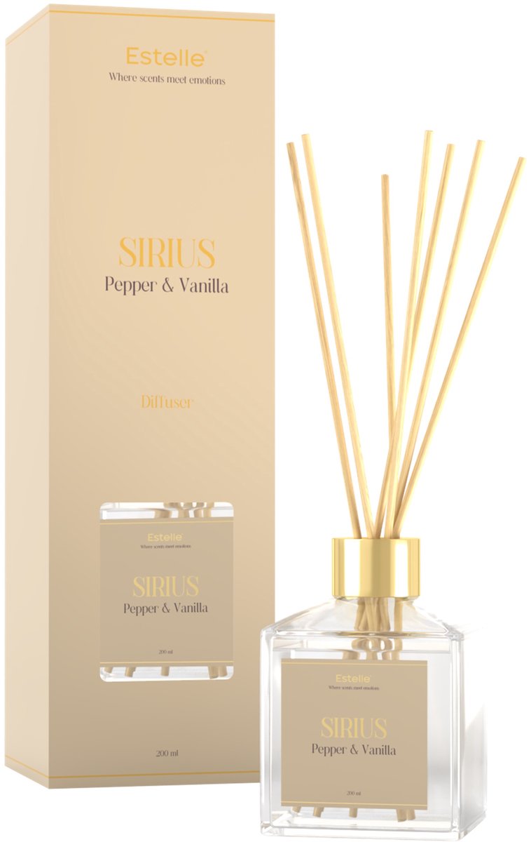 Estelle - Diffuser - Sirius - Pepper & Vanilla
