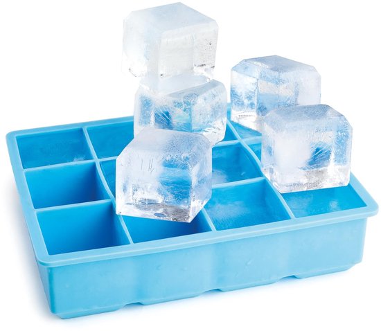 Eisvorm XL voor 12 grote ijsblokjes van 100% silicone — afbeelding 3
