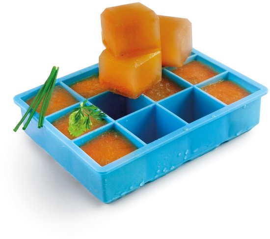 Eisvorm XL voor 12 grote ijsblokjes van 100% silicone — afbeelding 4