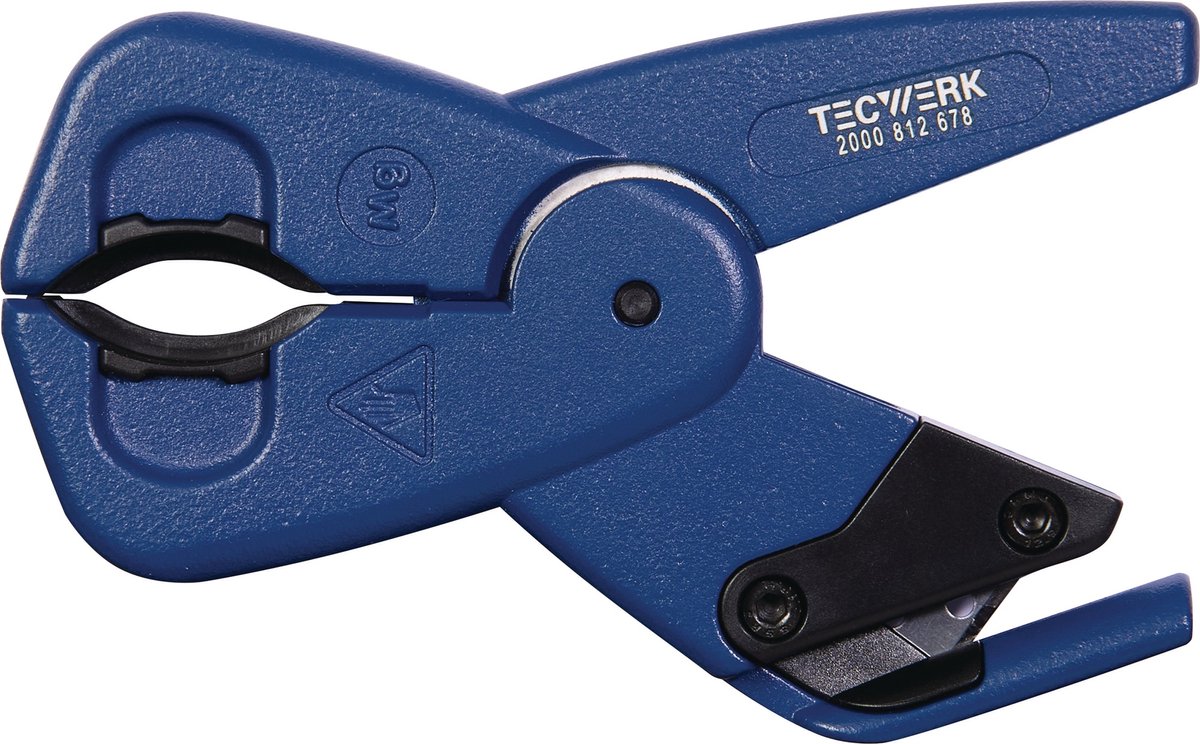 Kunststof golfpijpsnijder voor buizen 15-45mm magnesium-gegoten TECWERK