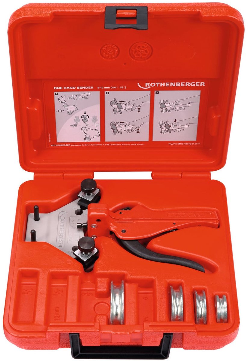 ROTHENBERGER TUBE BENDER-Set, 5-6-8-10mm - 24131