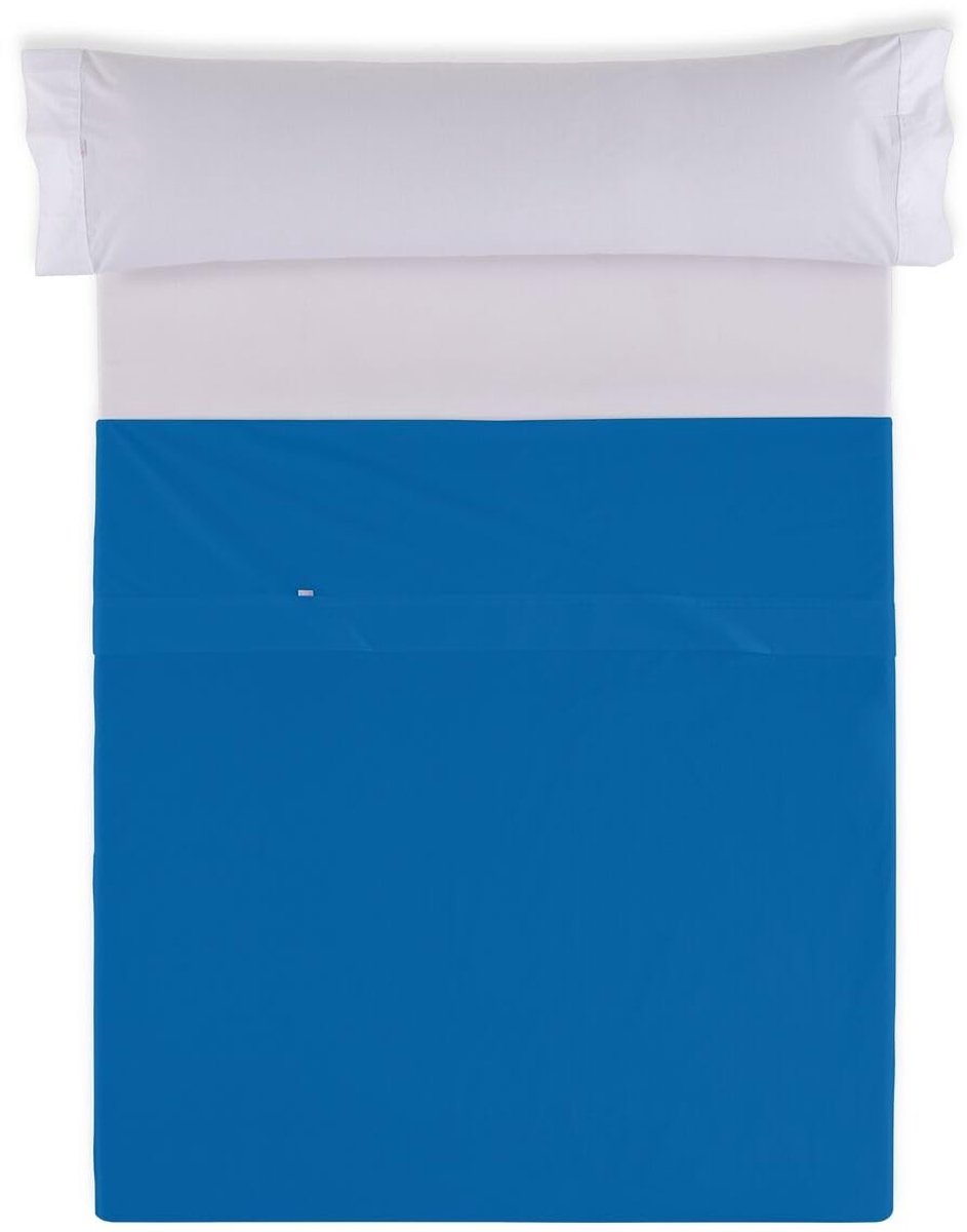 Solidchoice - Fitted Sheet Blauw 170 x 270 cm - Zacht en Duurzaam
