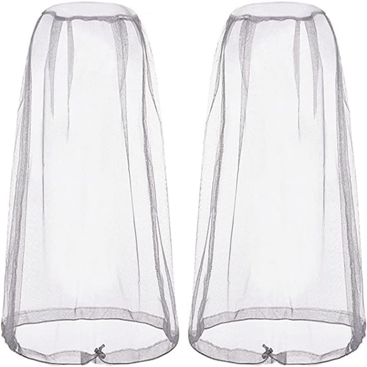 Solidchoice - Set van 2 Insectennetten voor Hoofdbedekking