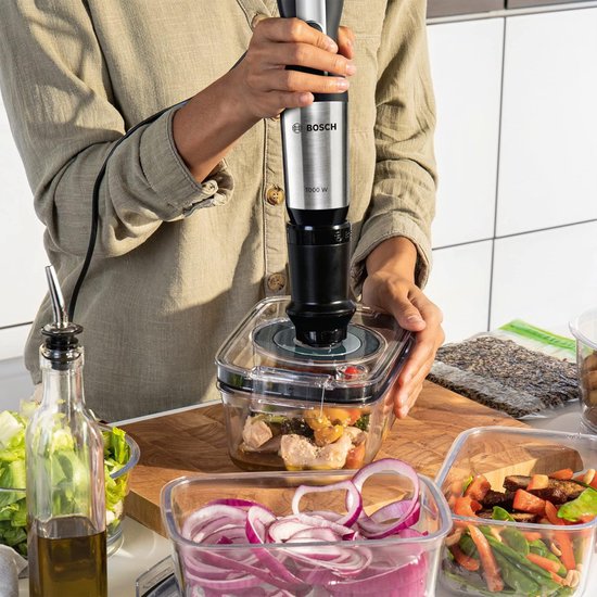 Bosch MS6CM61V2 Staafmixer 1000 W RVS, Zwart van Bosch — afbeelding 3