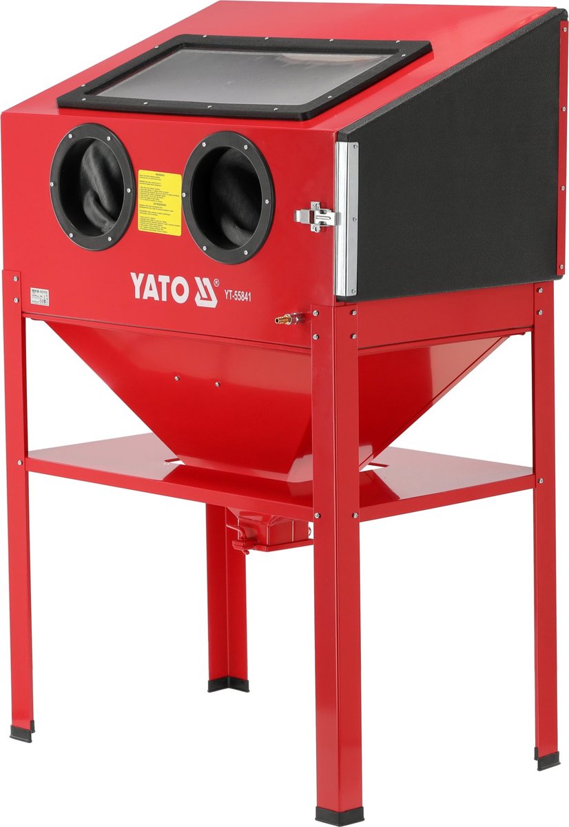 Professionele Zandstraalcabine 220 Liter – Met Ingebouwde Verlichting, Zandstraalpistool & Accessoireset – Zandstraalkast voor Werkplaats