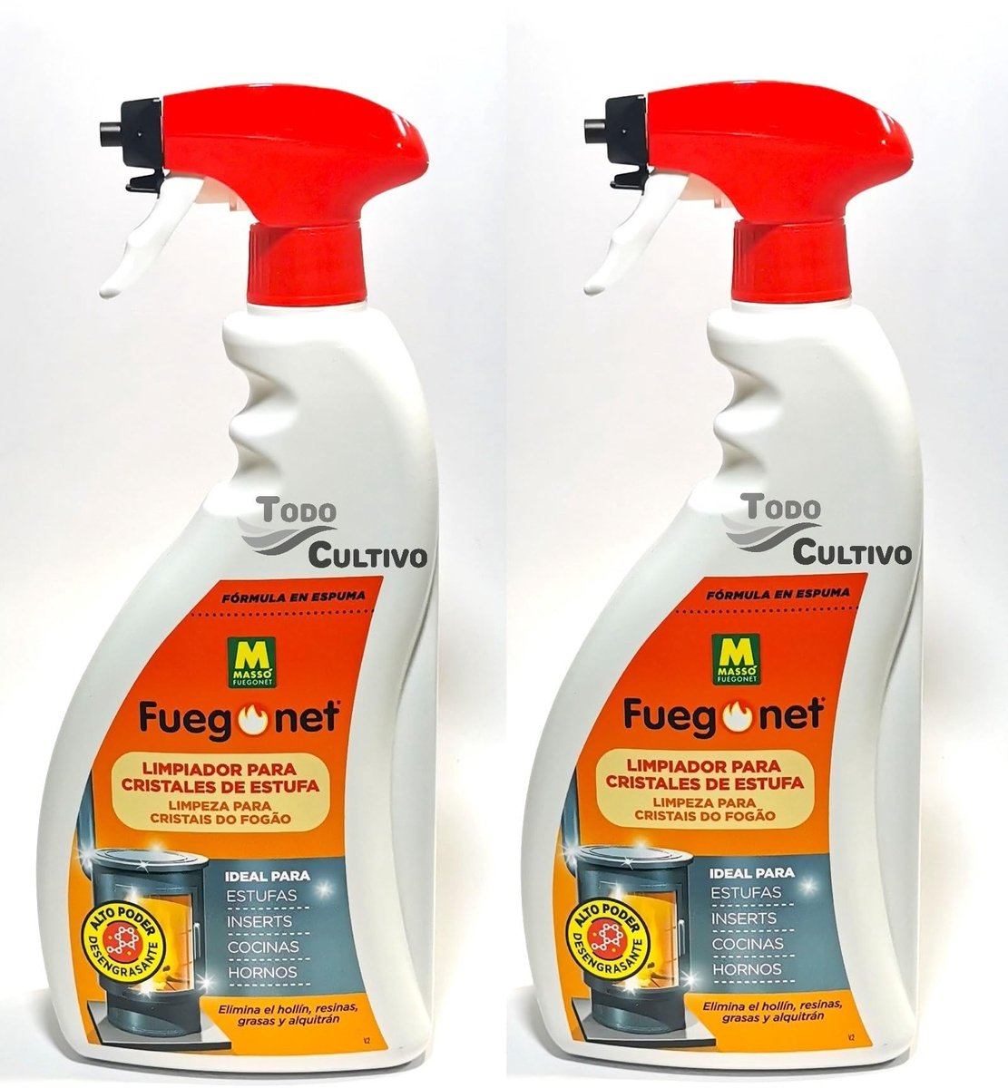 Solidchoice - Ovenreiniger voor Glaskachels, 2 Liter