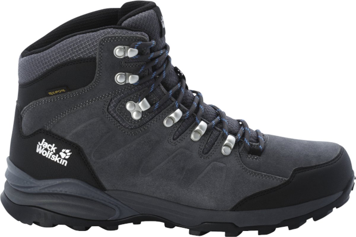 Jack Wolfskin Refugio Texapore Mid - Wandelschoenen - Heren Grey / Black 47
