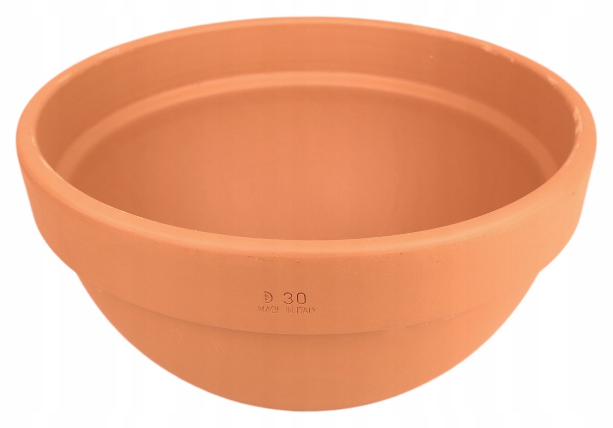 Merkloze Keramische Terracotta Pot - Laag Model D30