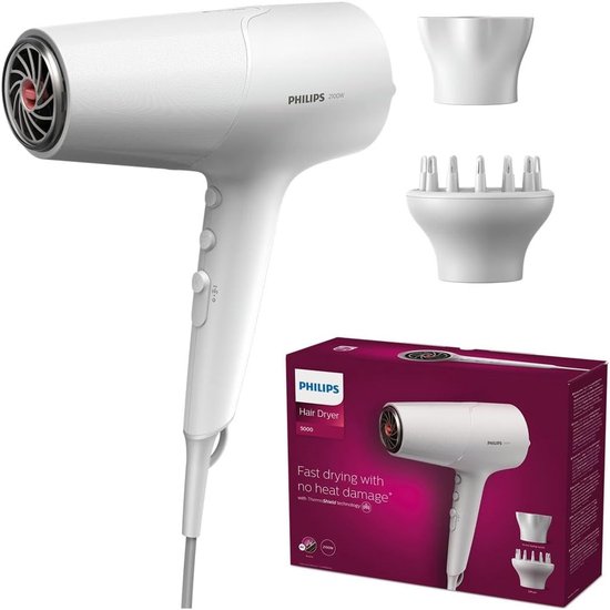 Philips Series 5000 - Föhn met diffuser