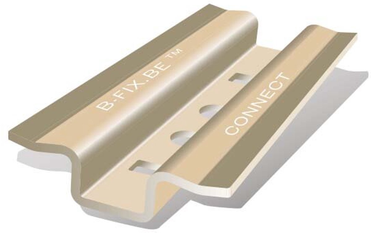 B|Fix Vlonderclips RVS voor Blinde Bevestiging | 50 stuks