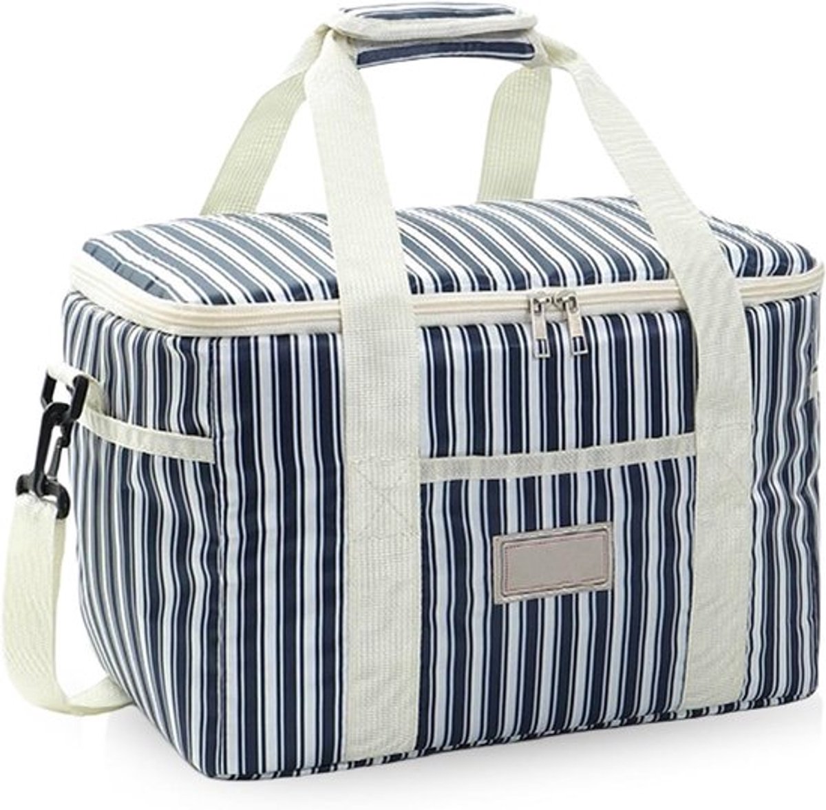 Grote geïsoleerde koeltas met verstelbare schouderriem, opvouwbare thermotas voor werk, picknick en onderweg, 9 l/15 l/29 l