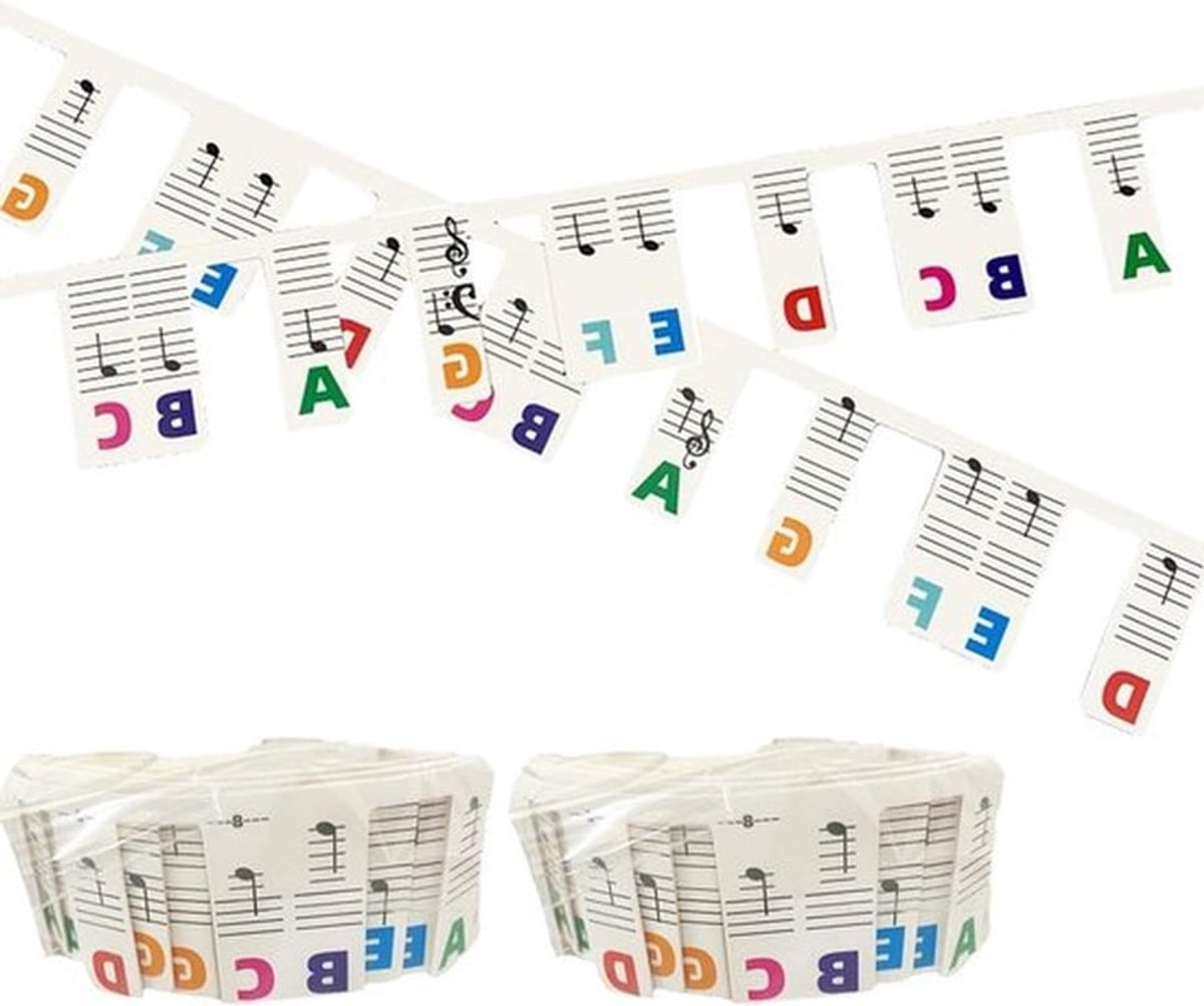 Afneembare siliconen pianonoten stickers voor keyboard, herbruikbaar en ideaal voor beginners, muzikale hulpmiddelen voor leren spelen