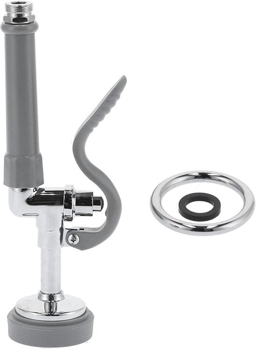 Sproeikop Commerciële Kraansproeier - 304 Roestvrij Staal - Handheld Vaatwasser Accessoires - Duurzaam - Gewicht 630g - Afmetingen 26,4x6,7cm - Keukensproeier