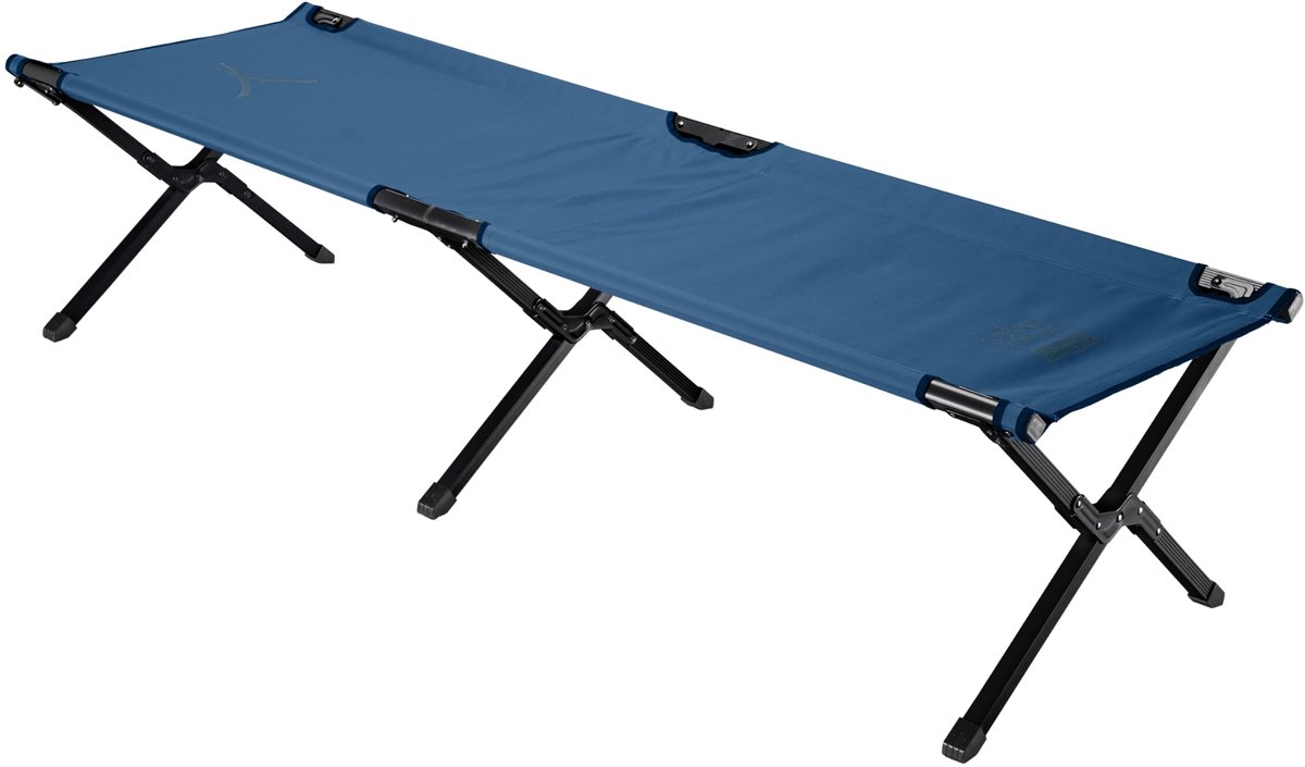 Opvouwbaar Aluminium Campingbed - Lichtgewicht Veldbed met Draagvermogen tot 150 kg - Stevig en Stabiel Kampeerbed voor Camping, Outdoor, Trekking, Festivals en Logeerpartijen - Compact Reisbed voor Volwassenen