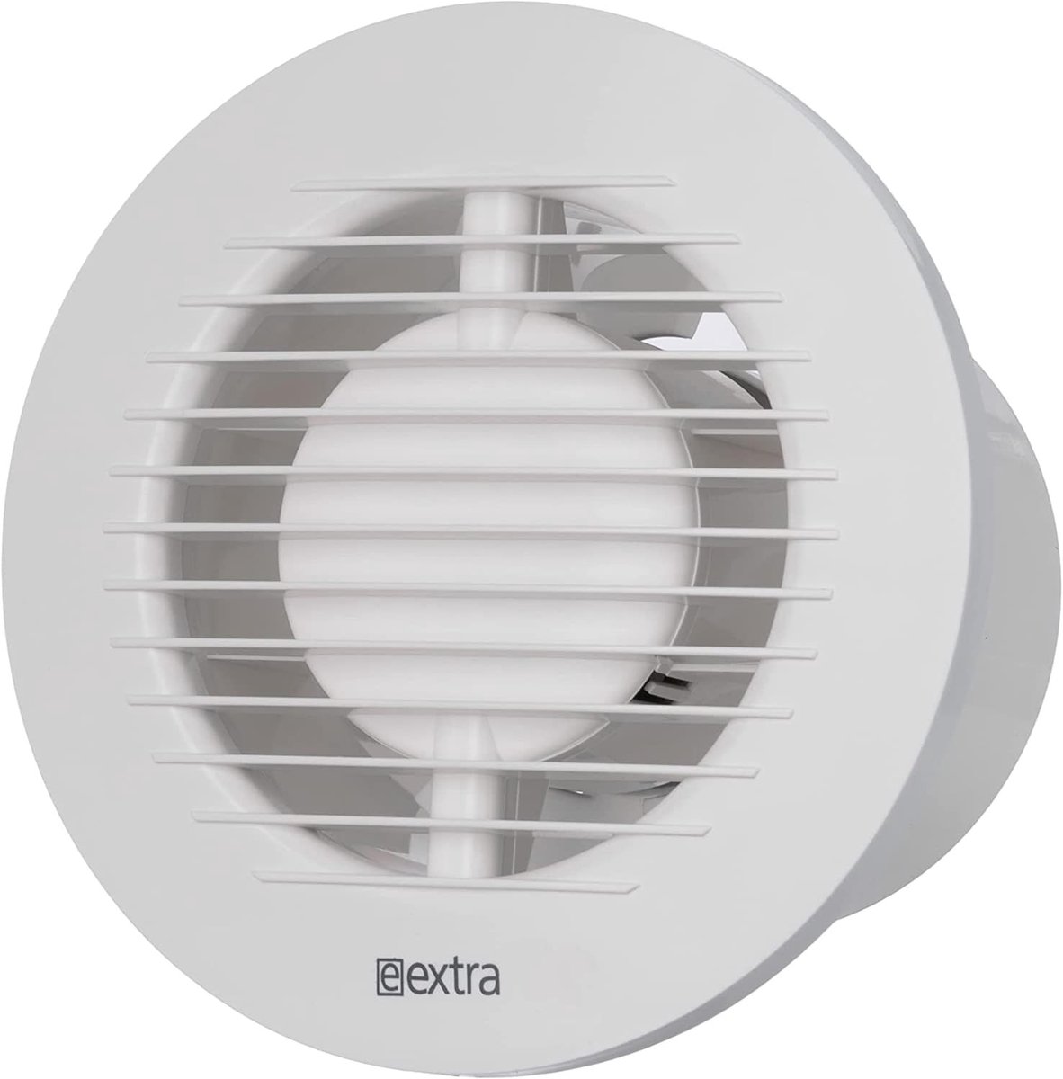 Badkamerventilator - Wit - Ø 100 mm - Ventilator met Kogellagers - Voor Badkamer en Keukentoilet