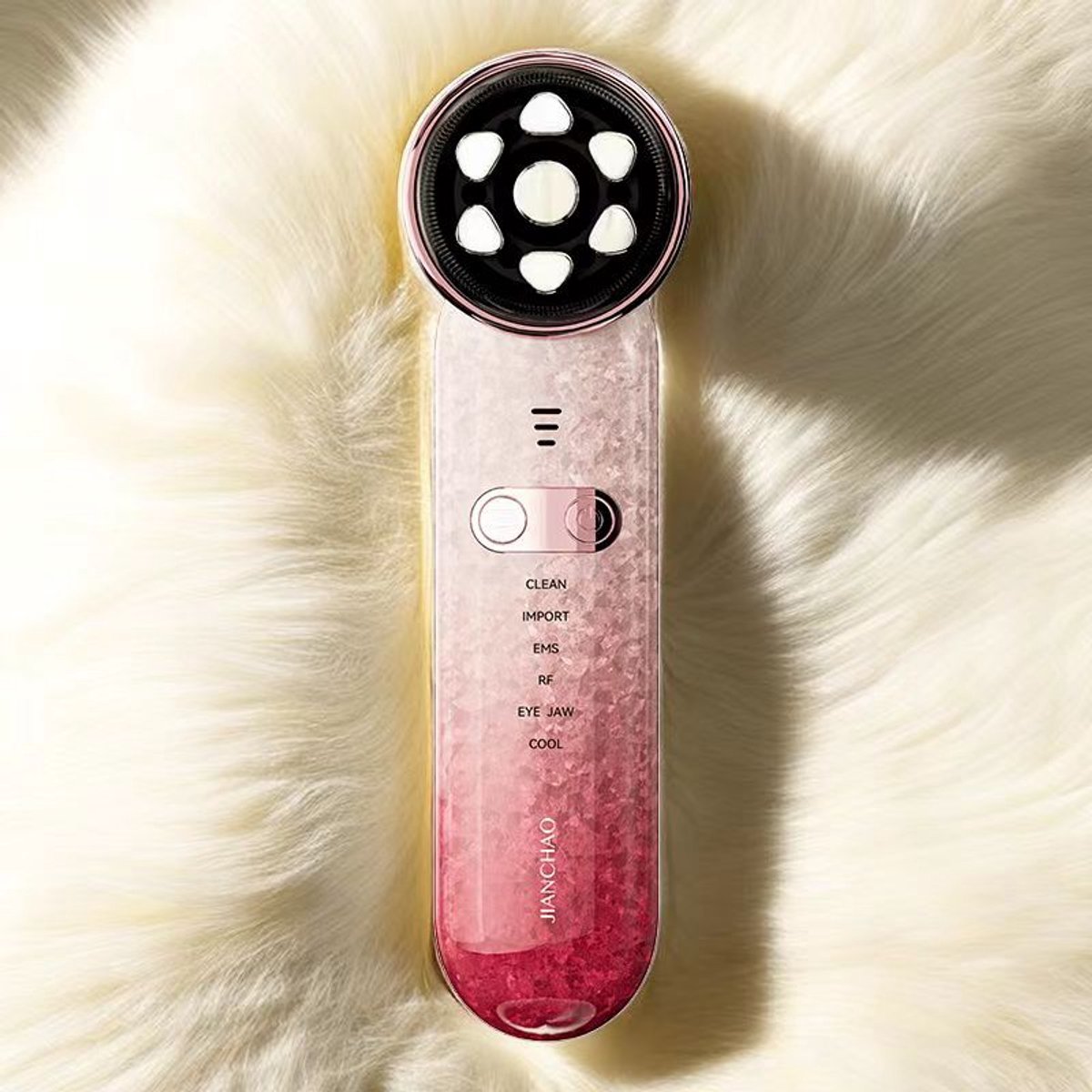 7-in-1 Gezichtsverzorgingsapparaat - RF, EMS, LED, Vibration, Ion