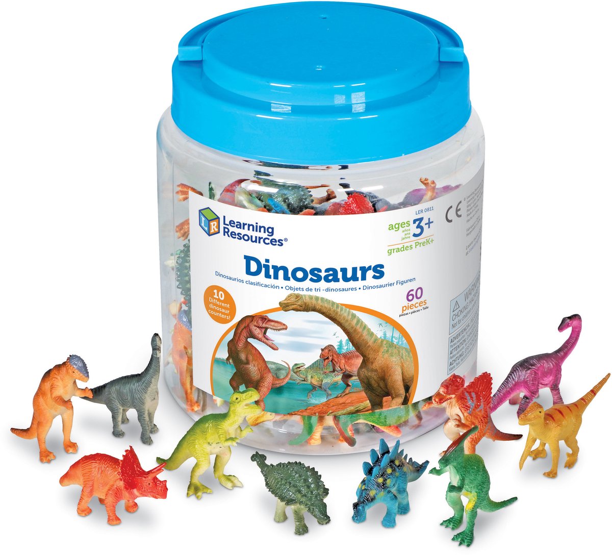 Learning Resources dinosaur counters (set van 60) - 3+