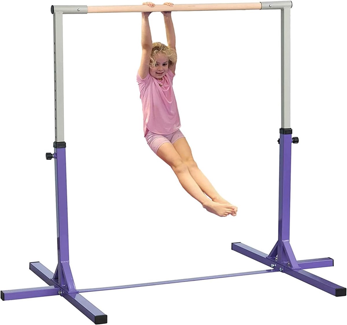 Children's Gymnastics Bar Horizontal Artistic Height Adjustable Competition Equipment - ShopVlot