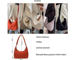 boshiho Padded bag for hanging, padded bag, large puffer bag for women, buffer bag, crossbody bag, puffy tote bag - ShopVlot