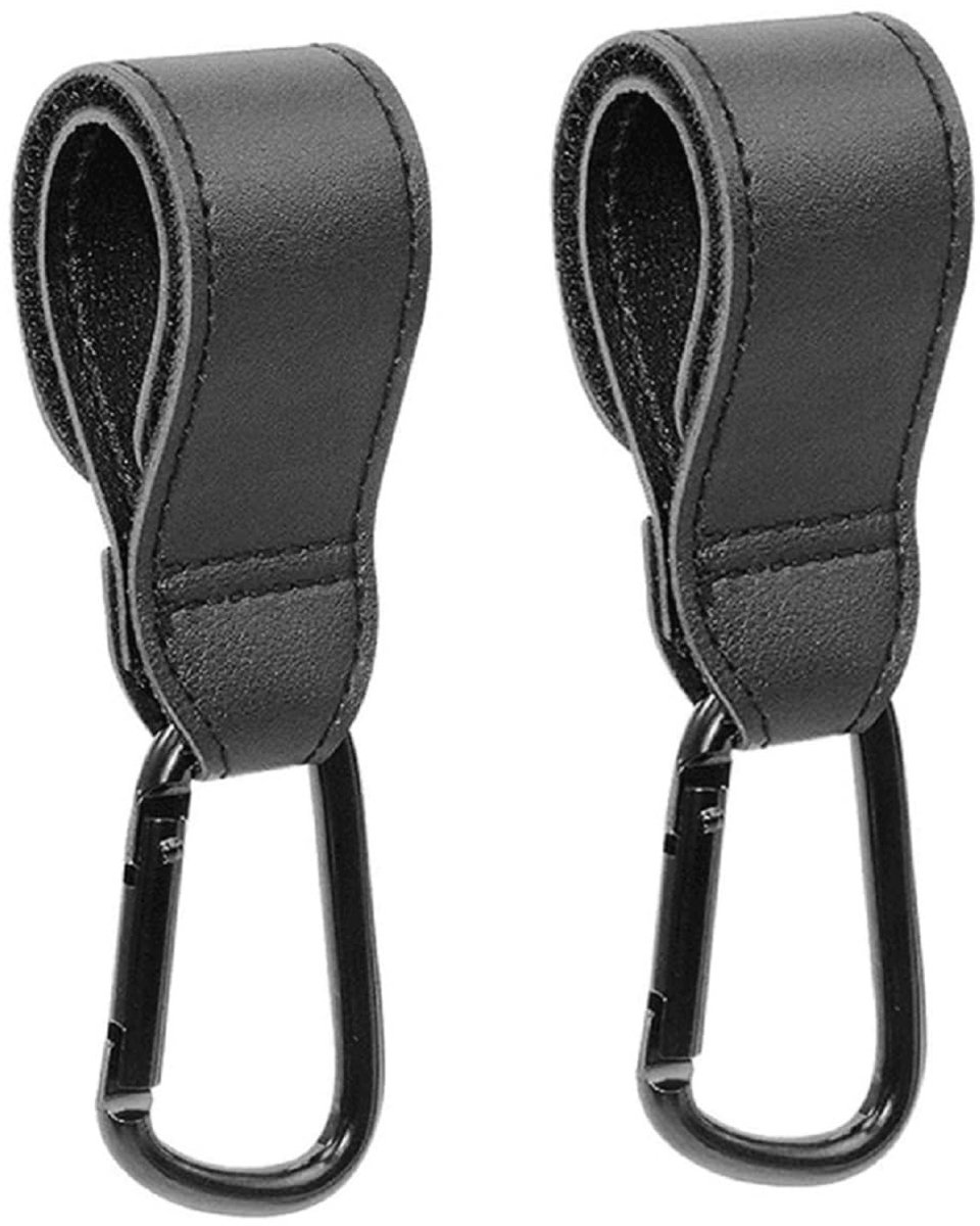 Eidyer Kinderwagenhaakclips 2 stuks, buggy-clips, multifunctionele wandelbuggy-tashaak, kinderwagenhaken voor - ShopVlot