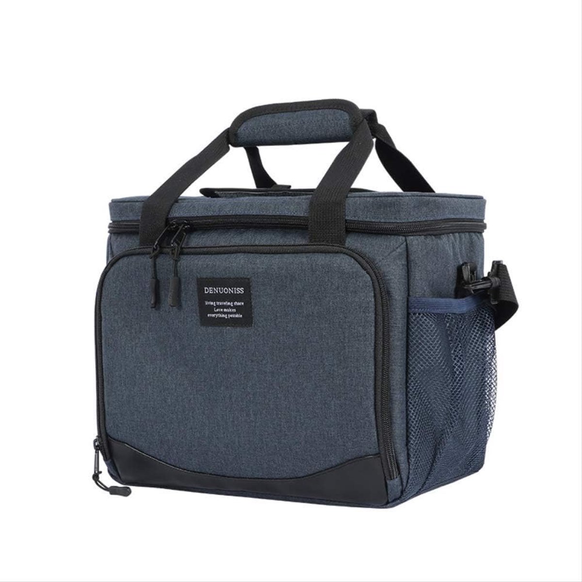 portable bag with non-slip handle, large capacity, picnic bag, waterproof, eva large bag for ice, backpack, freezer - ShopVlot