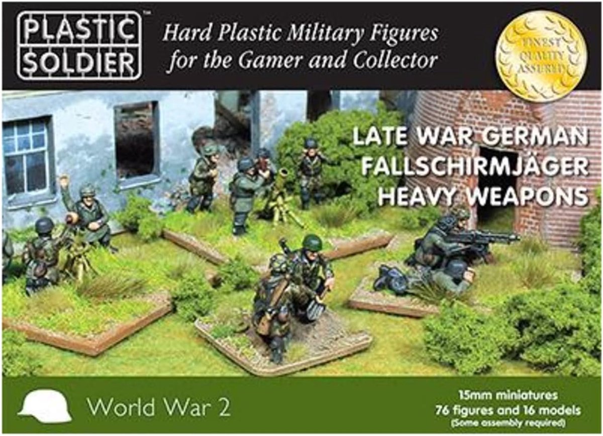 15mm German Falschirmjaeger Heavy Weapons (BLACK BOX) - ShopVlot