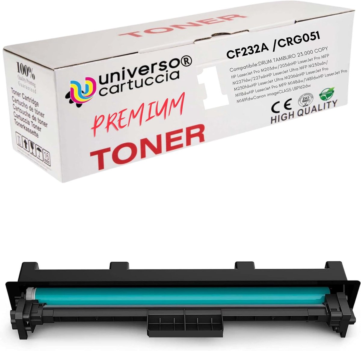32A CF232A CRG-051 DRUM Compatible with HP Laser Jet Pro M203D M203DN M203DW Laser Jet Pro MFP M227SDN M227D M227FDN - ShopVlot