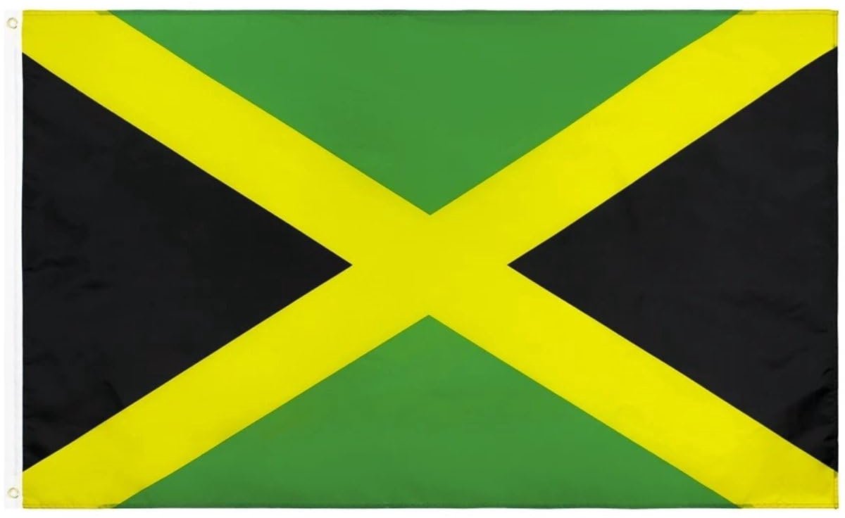 Okado Jamaicaanse Vlag – 150 x 90 cm – Polyester
