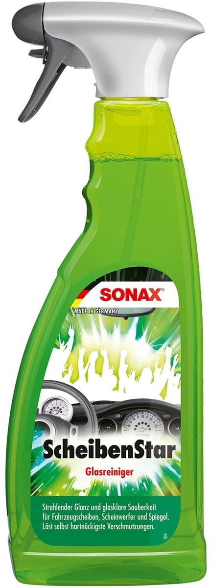 Solidchoice - Krachtige Glasreiniger voor Autoruiten en Spiegels 750 ml