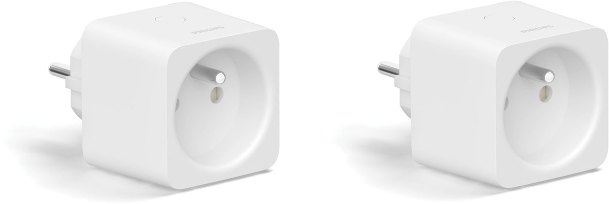 Philips Hue Voordeelverpakking - met 2 Hue Smart Plugs voor België en Frankrijk (Type E) - Hue Accessoires