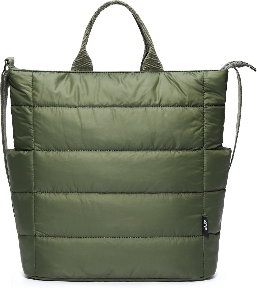 KALIDI Padded Tote Bag, Puffer Hobo Laptop Bag Anti Splash Crossbody Zipper Shoulder Bag Large Casual Work Daily Women - ShopVlot