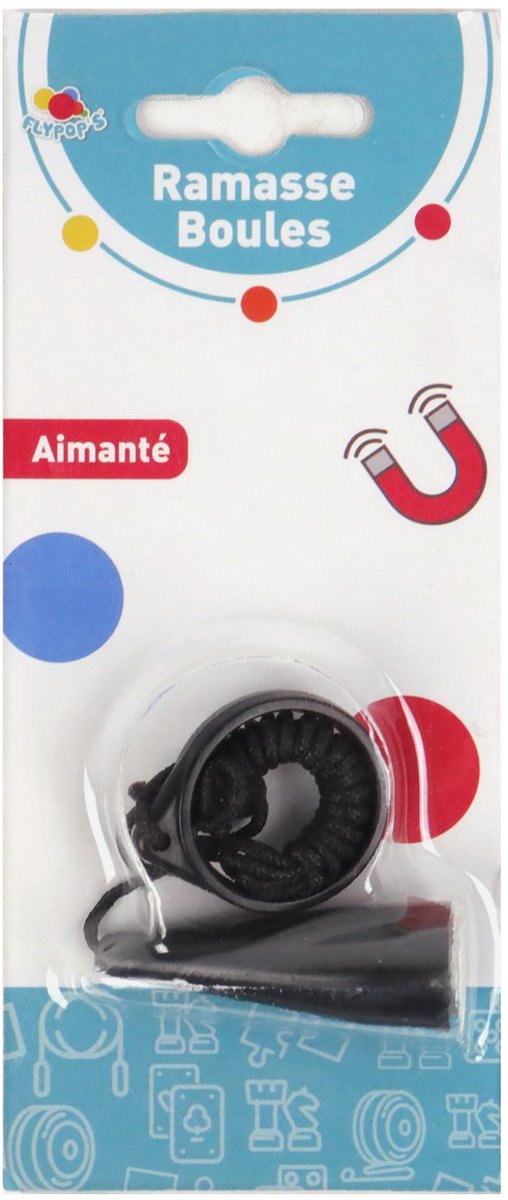 SPORTSIDE - Magnetische Petanquebalverzamelaar - Behendigheidsspel voor buiten - Boulespel - Magneet - Koord - ShopVlot