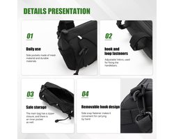 Jognee Stuurtas fiets 2-in-1 schoudertas, fietstas & stuurtas - Waterdicht voor MTB racefiets Gravel E-Bike Bikepacking - ShopVlot