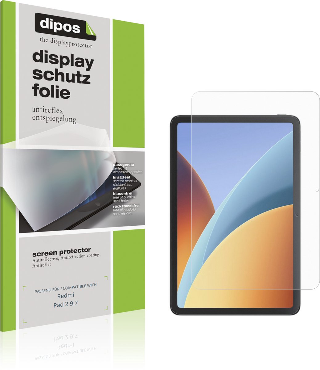 dipos – 2x Matte Beschermfolie geschikt voor Redmi Pad 2 9.7 | Krasbestendige & antireflecterende Screenprotector Ultra-Thin