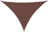 vidaXL - Zonnescherm - driehoekig - 5x6x6 - m - oxford - stof - bruin