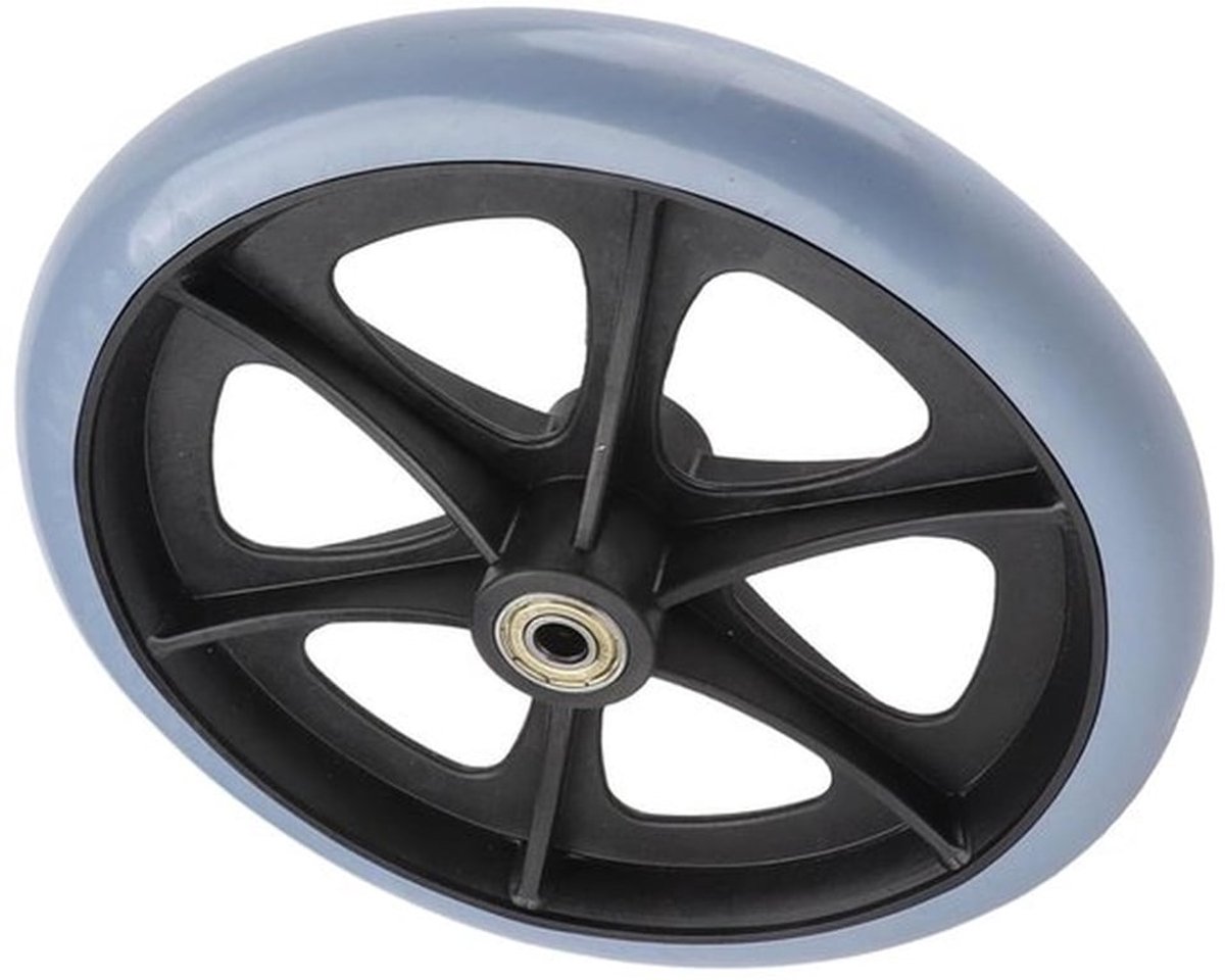 8 Inch/200 mm Rolstoelwielen met Antislip Rubber, Geschikt voor 120 kg, Duurzaam en Betrouwbaar