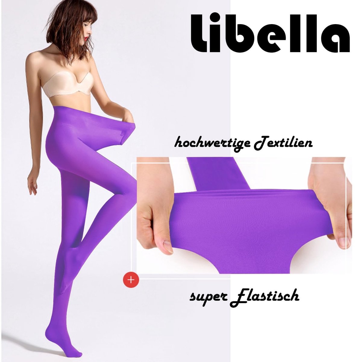 Solidchoice - Damespanty 80 DEN Ondoorzichtig Microvezel in Trendy Kleuren