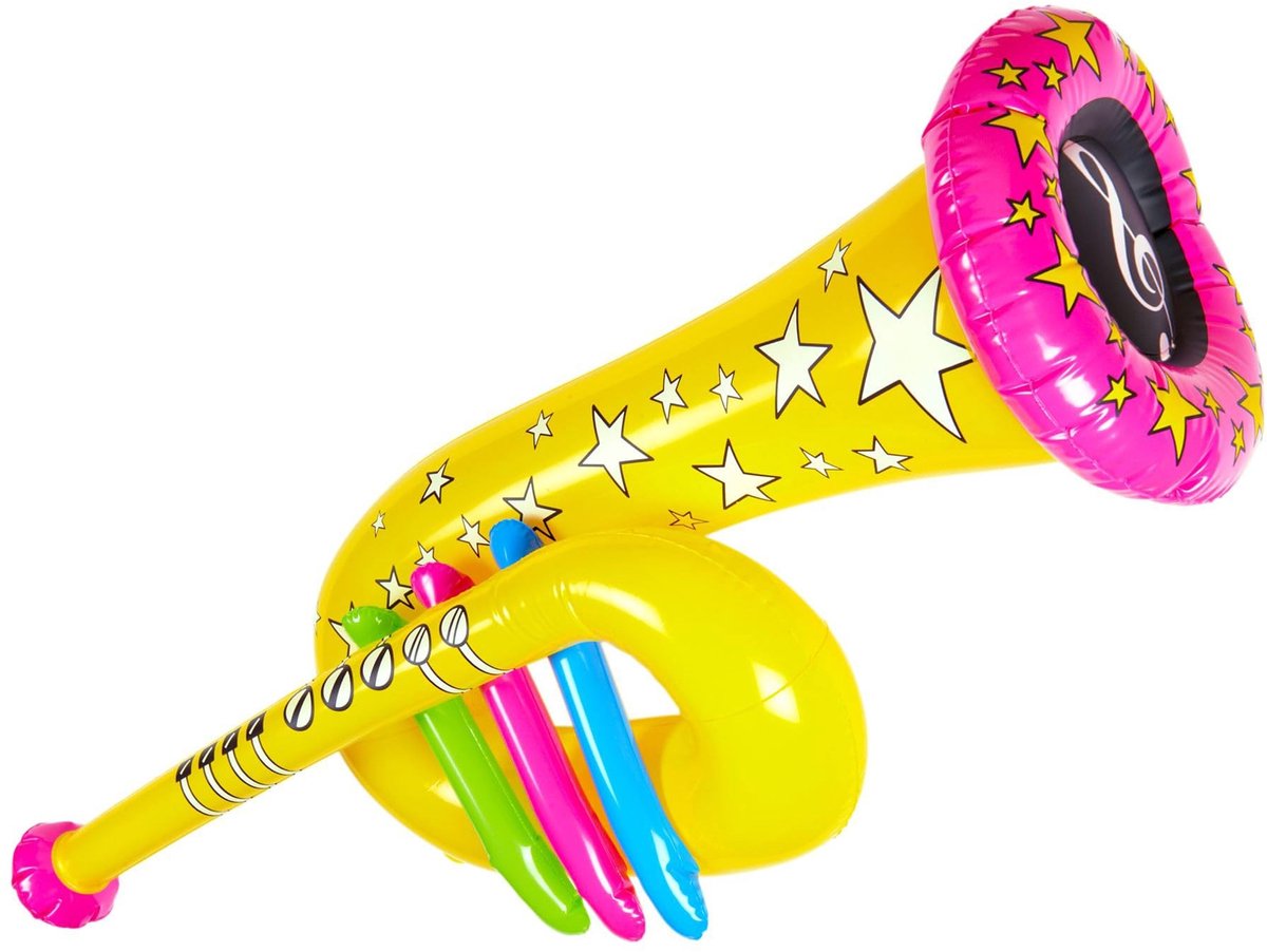 Solidchoice - Opblaasbare Tuba voor Clownskostuums en Feestjes