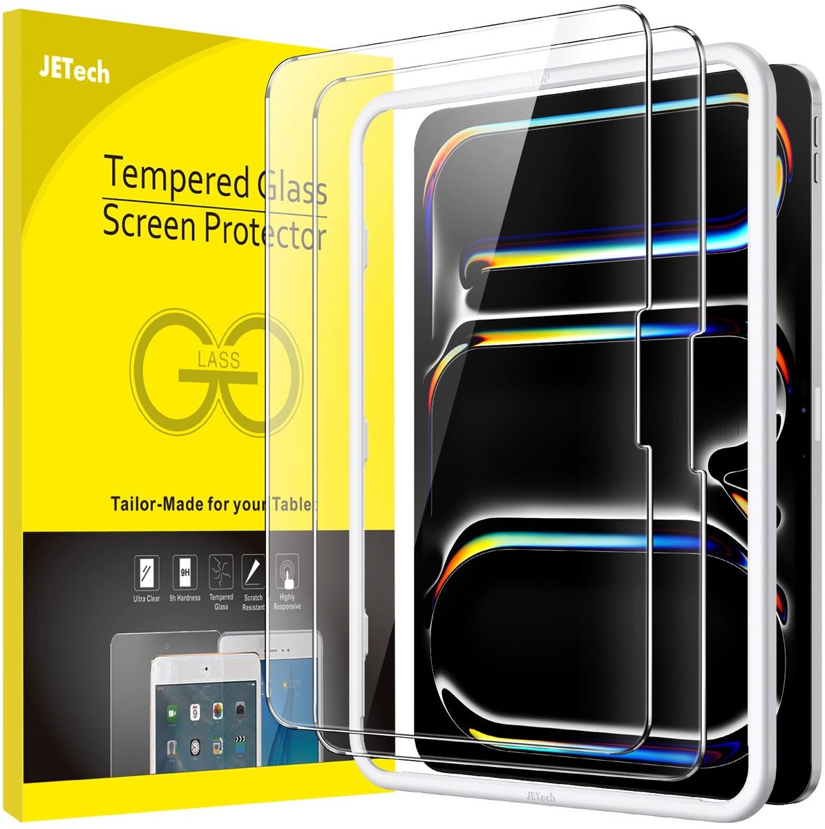 Solidchoice - Screen Protector voor iPad Pro 11-Inch met Installatieframe