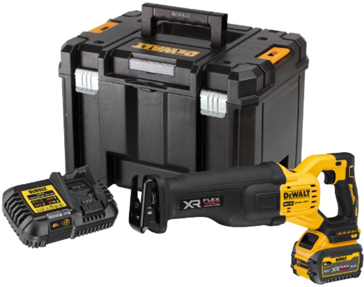 DeWALT DCS386T1-QW XR FLEXVOLT Advantage Reciprozaag 18V – 6,0Ah Accu – TSTAK